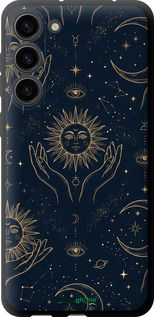 TPU чехол Celestial Harmony: Sun & Moon Gold Mystic Pattern для Samsung Galaxy S23 Plus - 6778b-2905 изображение 