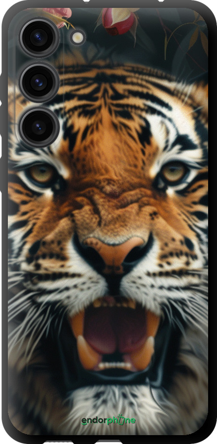 TPU чехол Тигровое величие для Samsung Galaxy S23 Plus - 6080b-2905 изображение 