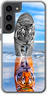 Чехол Bumper чехол Тигр для Samsung Galaxy S23 Plus - 6016pc-2905 изображение 