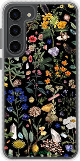 Чехол Bumper чехол С цветами для Samsung Galaxy S23 Plus - 6422pc-2905 изображение 