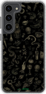 Чехол Bumper чехол Мистический коллаж с травами и магическими символами для Samsung Galaxy S23 Plus - 6428pc-2905 изображение 