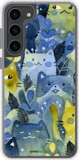 Чохол Bumper чехол Із зображенням котячого лісу для Samsung Galaxy S23 Plus - 6447pc-2905 изображение 