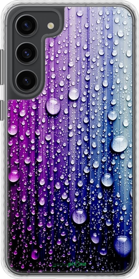 

Чохол Bumper чохол "Краплини води" для Samsung Galaxy S23 Plus, Синій