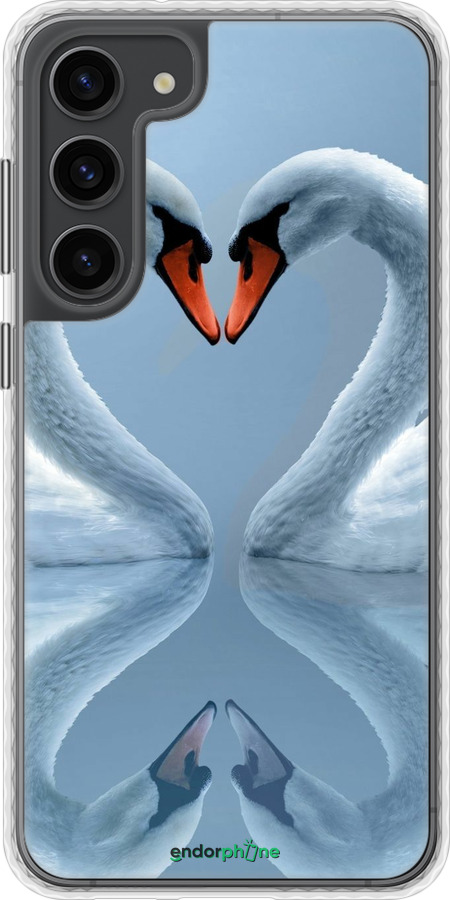 Чехол Bumper чехол Лебеди для Samsung Galaxy S23 Plus - 6007pc-2905 изображение 