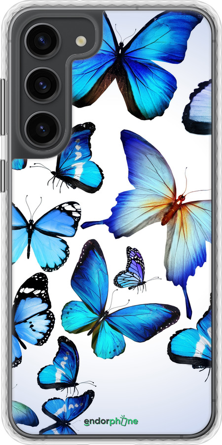 Чохол Bumper чехол Метелики для Samsung Galaxy S23 Plus - 6023pc-2905 изображение 