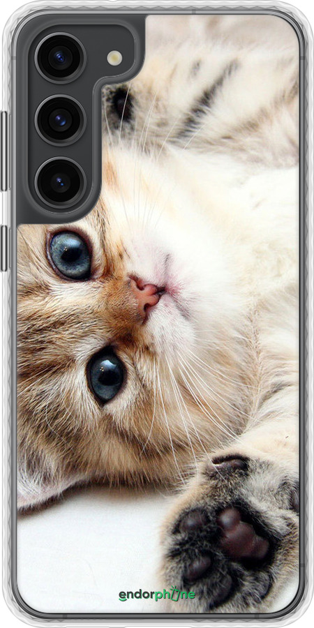 Чехол Bumper чехол Котик для Samsung Galaxy S23 Plus - 6024pc-2905 изображение 