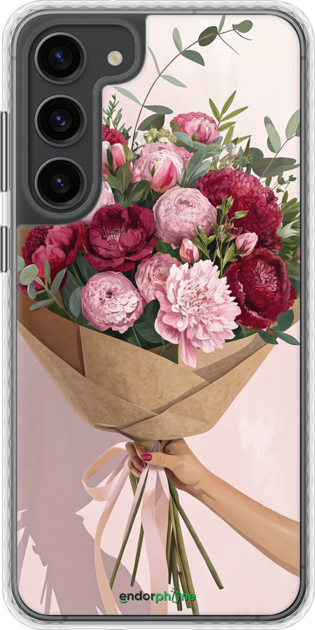 Чохол Bumper чехол Півонії 1 для Samsung Galaxy S23 Plus - 6705pc-2905 изображение 