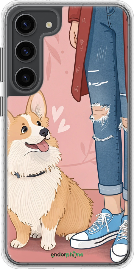 Чохол Bumper чехол Корги 3 для Samsung Galaxy S23 Plus - 6707pc-2905 изображение 