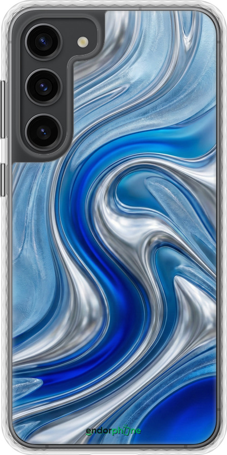 Чохол Bumper чехол Liquid Chrome для Samsung Galaxy S23 Plus - 6781pc-2905 изображение 