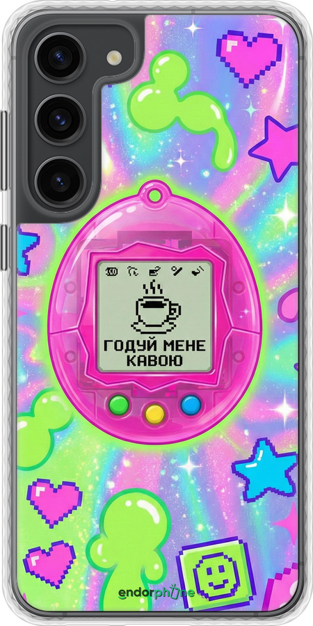 Чехол Bumper чехол Y2K Aesthetic Retro Pet: Годуй мене кавою для Samsung Galaxy S23 Plus - 6784pc-2905 изображение 