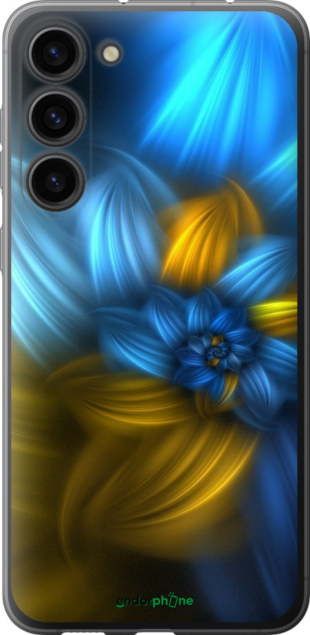 

Силіконовий чохол "Візерунок 46" для Samsung Galaxy S23 Plus, Синій