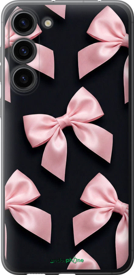 Силиконовый чехол Coquette Ribbons Dark Coquette для Samsung Galaxy S23 Plus - 6767u-2905 изображение 