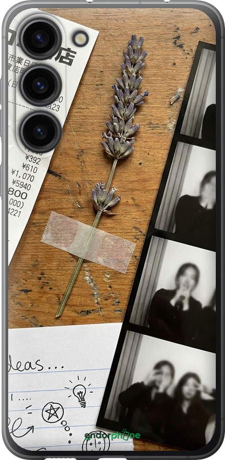 Силиконовый чехол Aesthetic Scrapbook Collage для Samsung Galaxy S23 Plus - 6773u-2905 изображение 