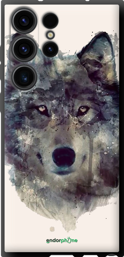 TPU чехол Вовк-арт для Samsung Galaxy S23 Ultra - 4163b-2906 изображение 