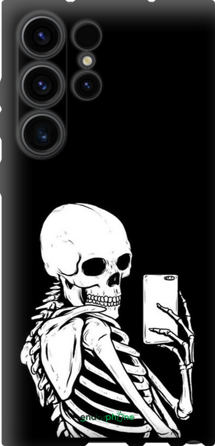 TPU чехол Скелет делает Selfie для Samsung Galaxy S23 Ultra - 6535b-2906 изображение 