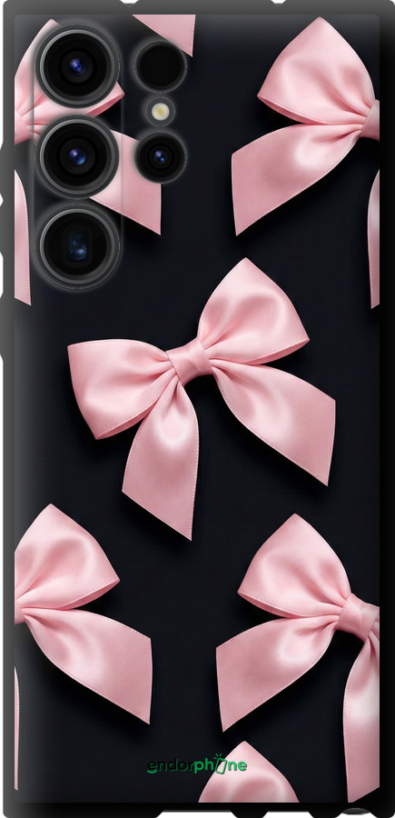 TPU чехол Coquette Ribbons Dark Coquette для Samsung Galaxy S23 Ultra - 6767b-2906 изображение 