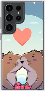 Чехол Bumper чехол Капибара любовь для Samsung Galaxy S23 Ultra - 6027pc-2906 изображение 
