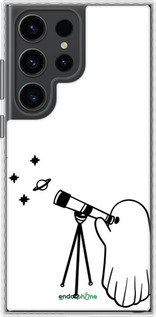 Чохол Bumper чехол Привид астроном для Samsung Galaxy S23 Ultra - 6444pc-2906 изображение 