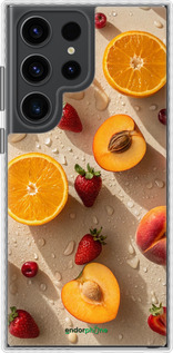 Чехол Bumper чехол Фрукты 3 для Samsung Galaxy S23 Ultra - 6703pc-2906 изображение 