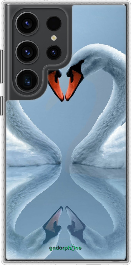 Чехол Bumper чехол Лебеди для Samsung Galaxy S23 Ultra - 6007pc-2906 изображение 