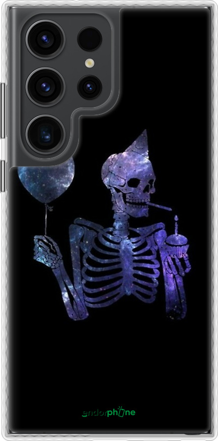 Чехол Bumper чехол Скелетное искусство для Samsung Galaxy S23 Ultra - 6536pc-2906 изображение 