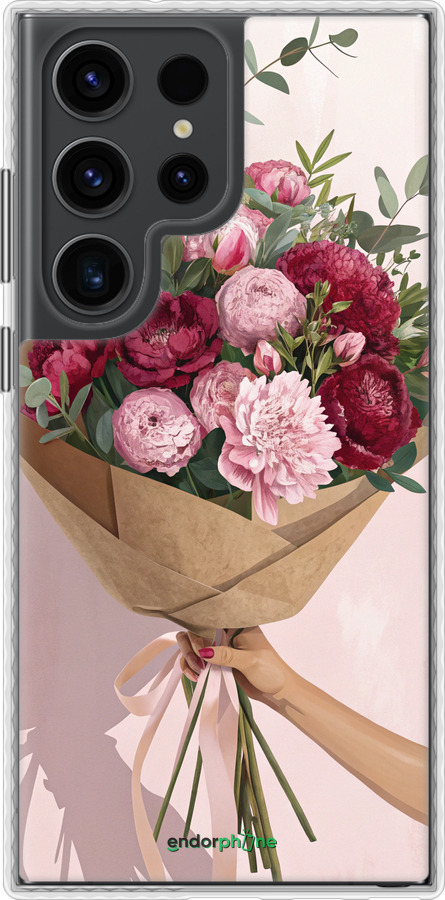 Чохол Bumper чехол Півонії 1 для Samsung Galaxy S23 Ultra - 6705pc-2906 изображение 