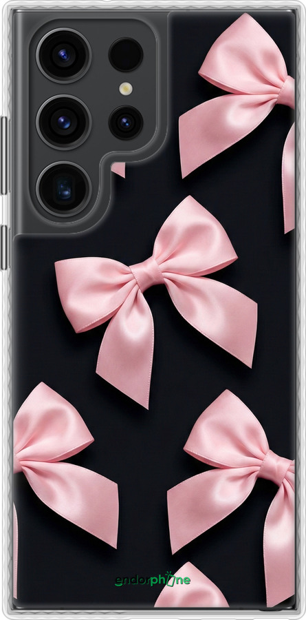 Чохол Bumper чехол Coquette Ribbons Dark Coquette для Samsung Galaxy S23 Ultra - 6767pc-2906 изображение 
