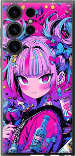 Силиконовый чехол Аниме милаха для Samsung Galaxy S23 Ultra - 6314u-2906 изображение 
