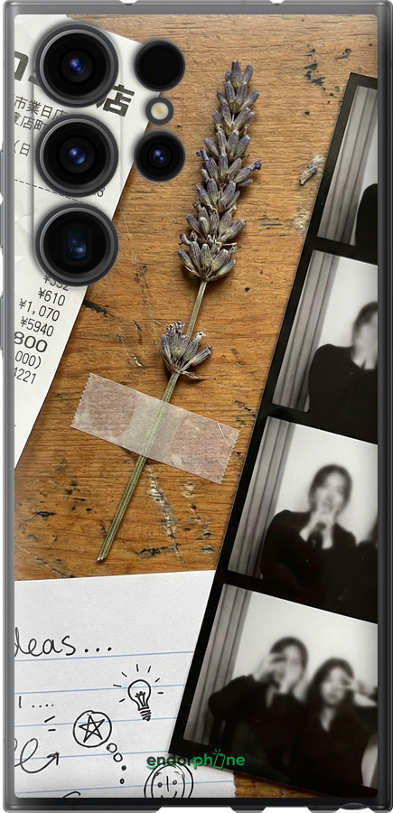 Силиконовый чехол Aesthetic Scrapbook Collage для Samsung Galaxy S23 Ultra - 6773u-2906 изображение 