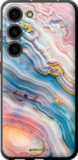 TPU чехол Мрамор красивый для Samsung Galaxy S23 - 6376b-2907 изображение 