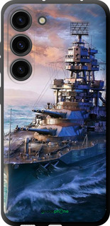 TPU чехол Військовий корабель, world of tanks, wargaming для Samsung Galaxy S23 - 6461b-2907 изображение 
