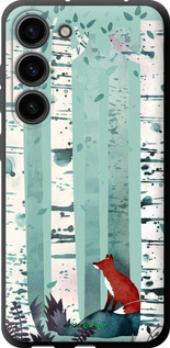 TPU чехол Лис в зелёном лесу для Samsung Galaxy S23 - 6547b-2907 изображение 