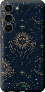 TPU чехол Celestial Harmony: Sun & Moon Gold Mystic Pattern для Samsung Galaxy S23 - 6778b-2907 изображение 