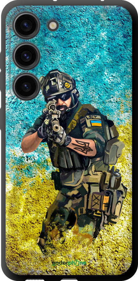 TPU чехол Воин ЗСУ для Samsung Galaxy S23 - 5311b-2907 изображение 