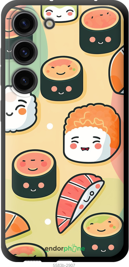 TPU чехол Суші патерн для Samsung Galaxy S23 - 5583b-2907 изображение 