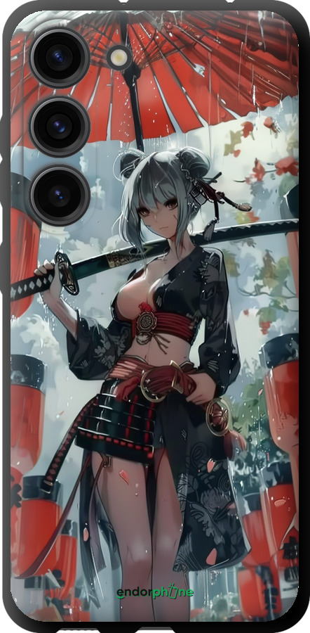 TPU чехол Гейша-воїн для Samsung Galaxy S23 - 6124b-2907 изображение 