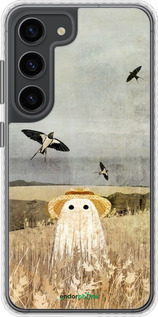Чехол Bumper чехол Призрак в поле для Samsung Galaxy S23 - 6427pc-2907 изображение 
