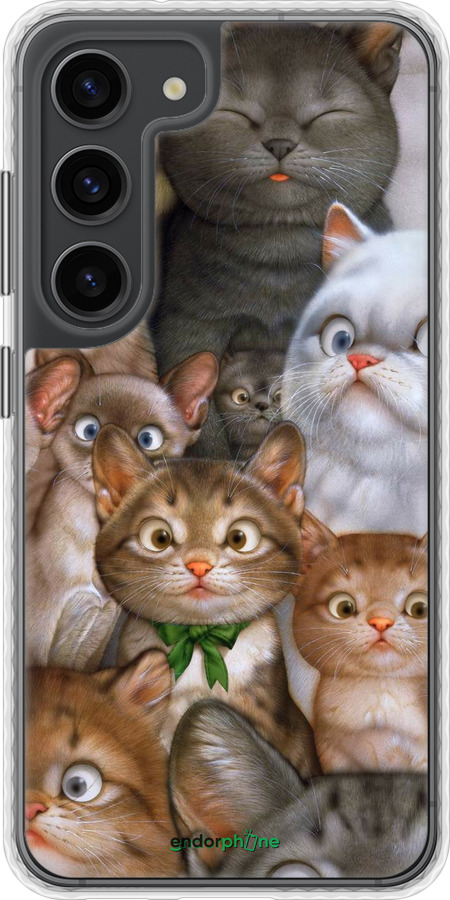 

Чохол Bumper чохол "Коти" для Samsung Galaxy S23