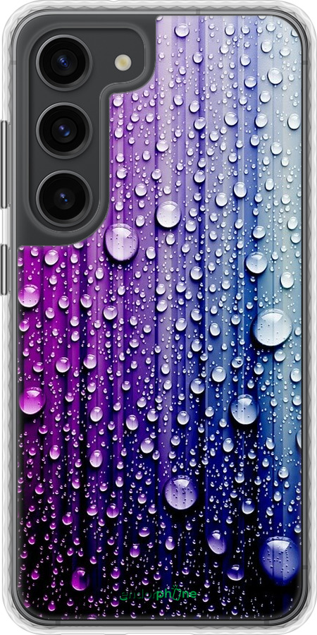 

Чохол Bumper чохол "Краплини води" для Samsung Galaxy S23, Синій