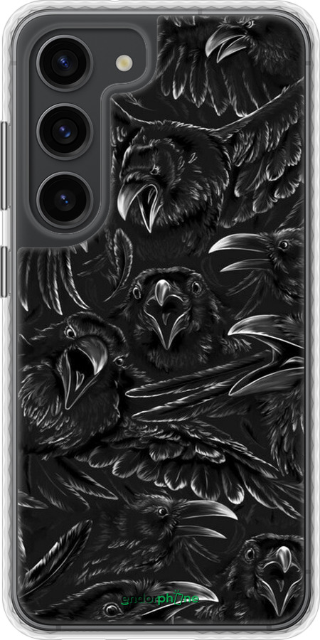 Чехол Bumper чехол Воронья ярость для Samsung Galaxy S23 - 6474pc-2907 изображение 