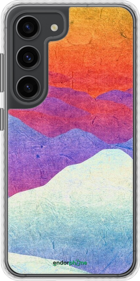 Чохол Bumper чехол Гірський захід сонця для Samsung Galaxy S23 - 6479pc-2907 изображение 