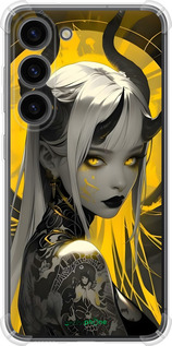 Силикон с усиленными углами чехол Аниме демон 2 для Samsung Galaxy S23 - 6309sp-2907 изображение 