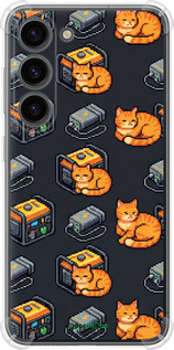 Силикон с усиленными углами чехол Autonomous Zone для Samsung Galaxy S23 - 6771sp-2907 изображение 