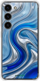 Силикон с усиленными углами чехол Liquid Chrome для Samsung Galaxy S23 - 6781sp-2907 изображение 