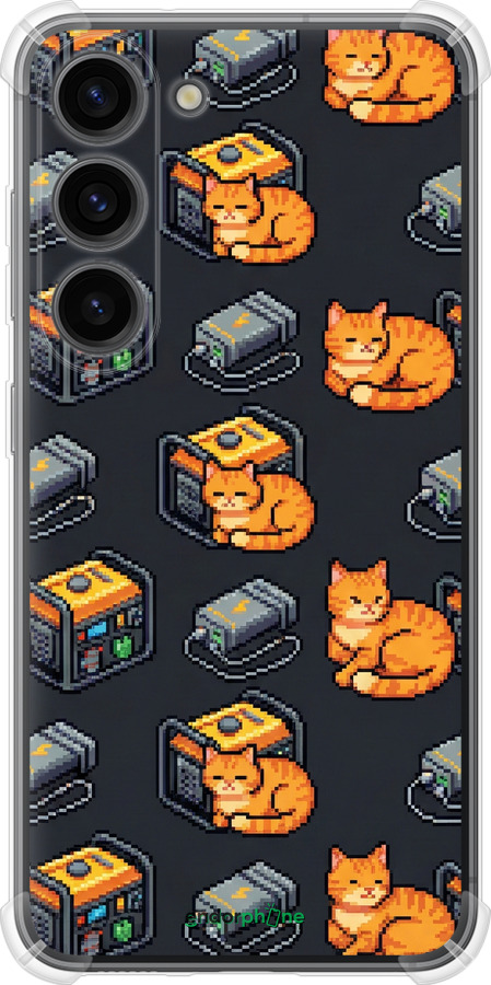 Силикон с усиленными углами чехол Autonomous Zone для Samsung Galaxy S23 - 6771sp-2907 изображение 