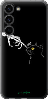 Силиконовый чехол Кошка для Samsung Galaxy S23 - 6505u-2907 изображение 