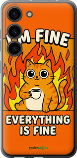 Силиконовый чехол 'Funny Cat' для Samsung Galaxy S23 изображение 13