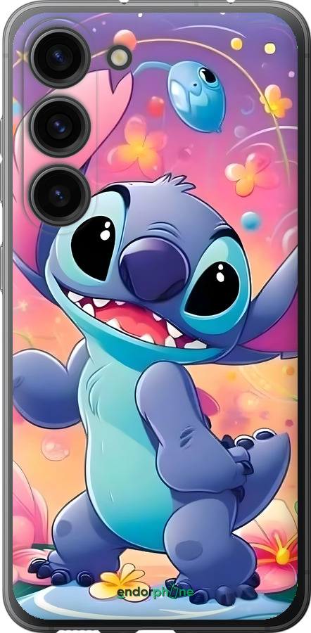 Силиконовый чехол Стич 2 для Samsung Galaxy S23 - 6371u-2907 изображение 