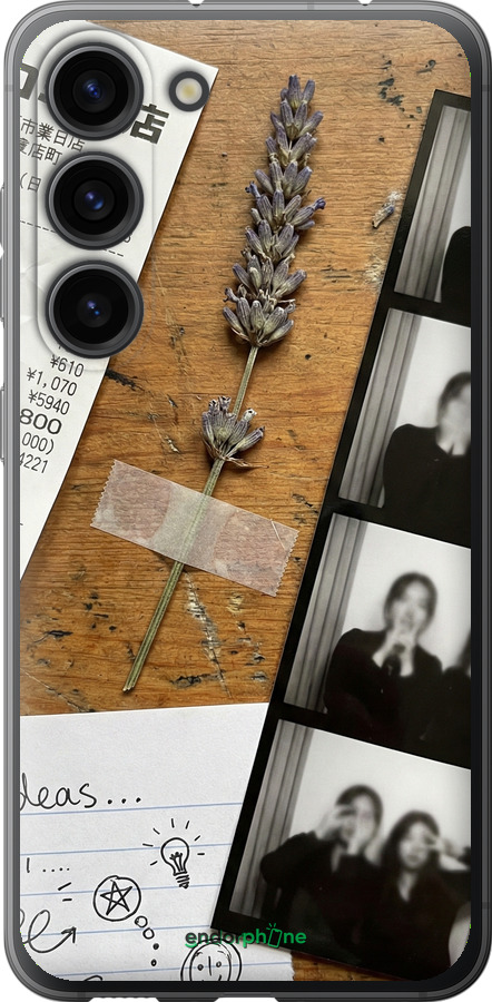 Силиконовый чехол Aesthetic Scrapbook Collage для Samsung Galaxy S23 - 6773u-2907 изображение 