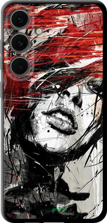 TPU чехол Лицо девушки для Samsung Galaxy S24 FE - 1162b-3772 изображение 